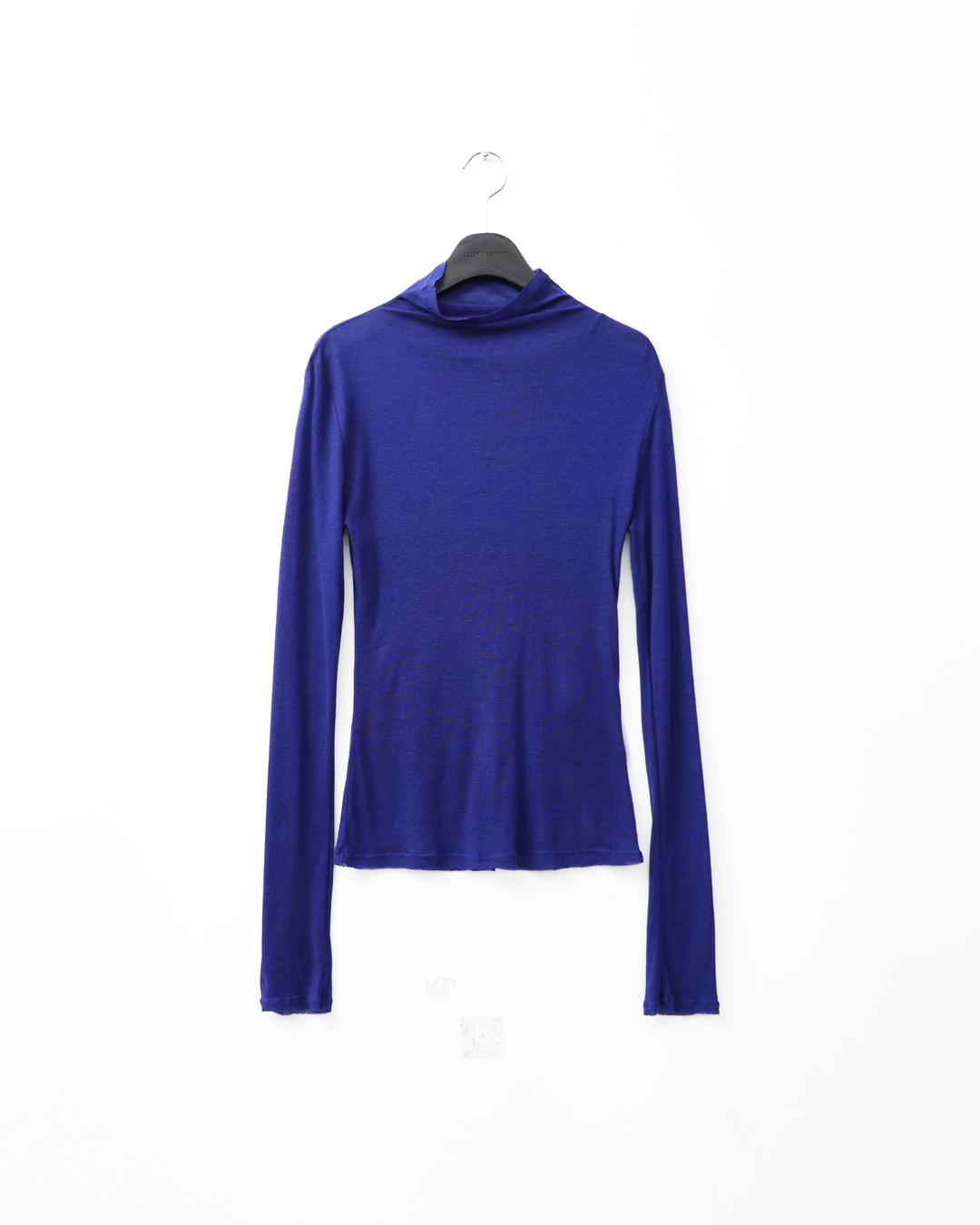 MID NECK TENCEL LONGSLEEVE (LOYAL BLUE)