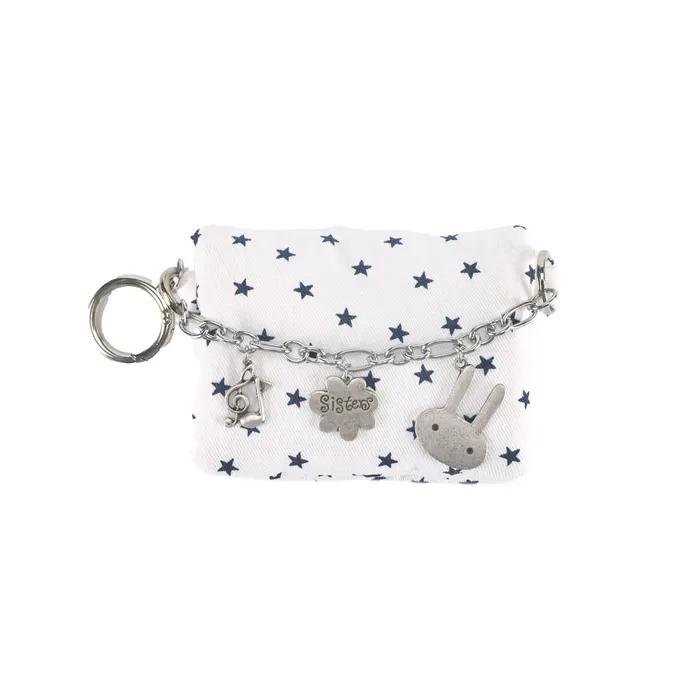 Rabbit chain wallet_white