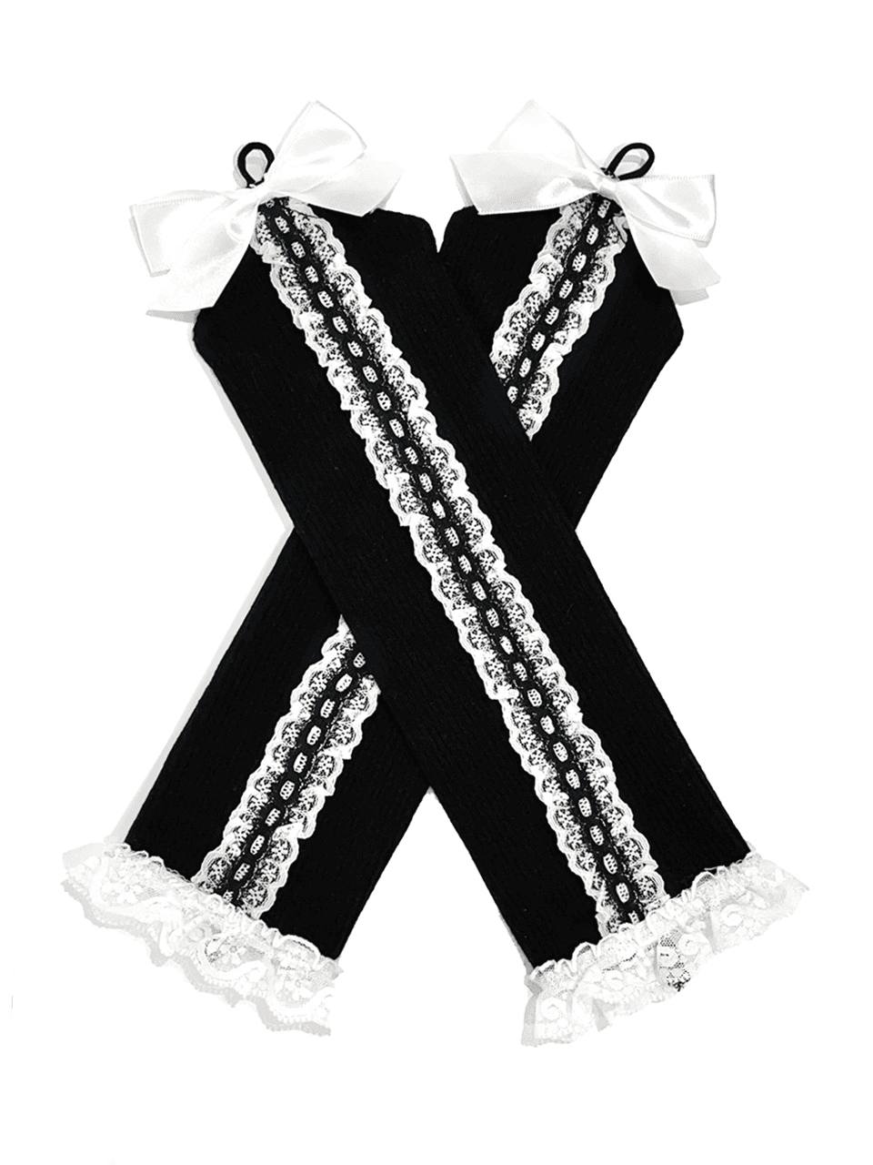 Eru ໒꒱ Arm Warmer (black white)