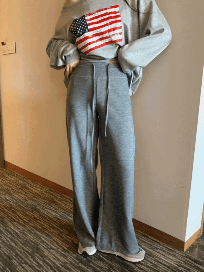 (가을신상/키작녀추천!) 코프 와이드 트레이닝 밴딩 팬츠 (3color)