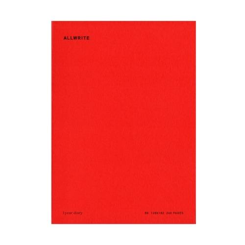 1 Year Diary_Red