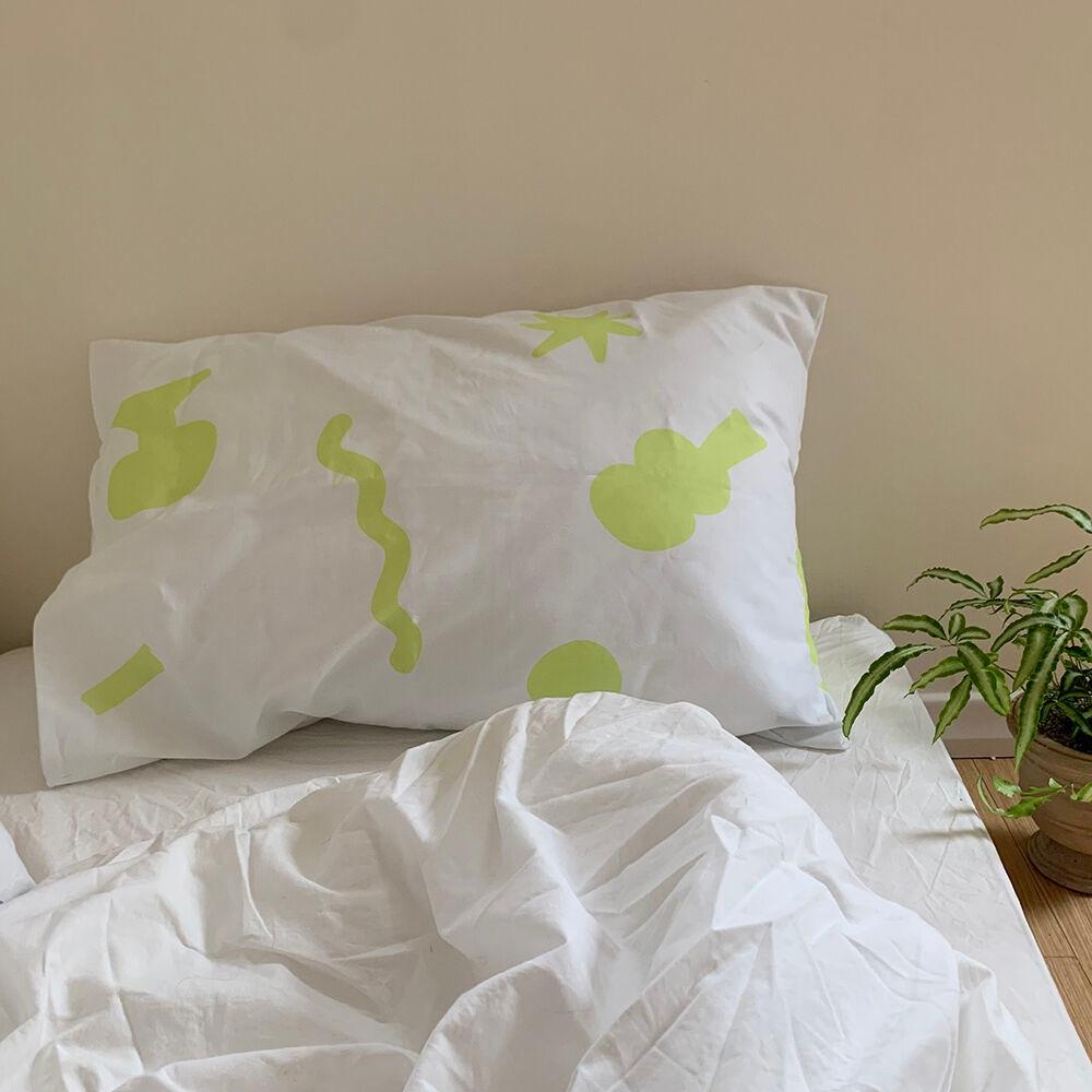 candy green pillow