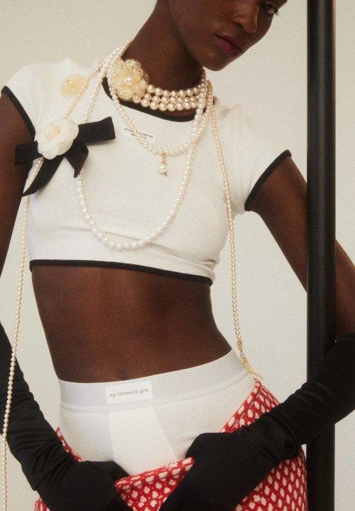 80s 탑 오프 화이트