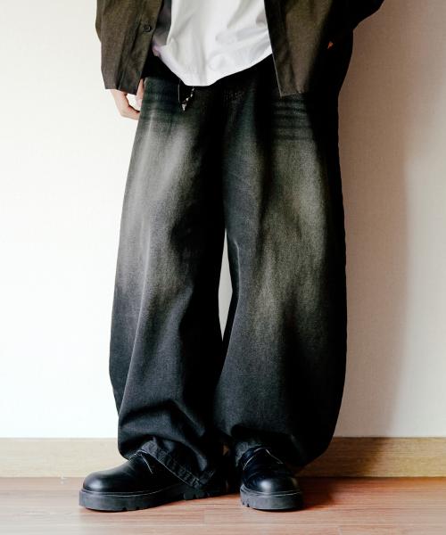 제트 벌룬 데님팬츠 블랙 MMLP7840