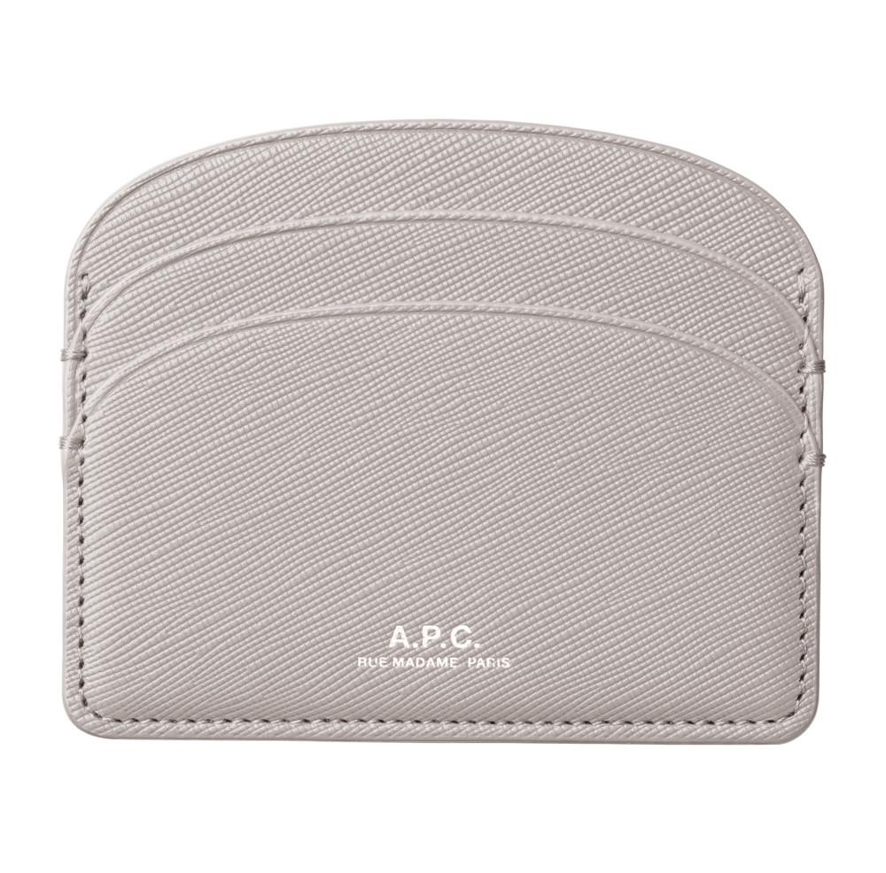 아페쎄 A.P.C 하프문 사피아노 카드지갑 카드홀더 그레이 23FW 남녀공용