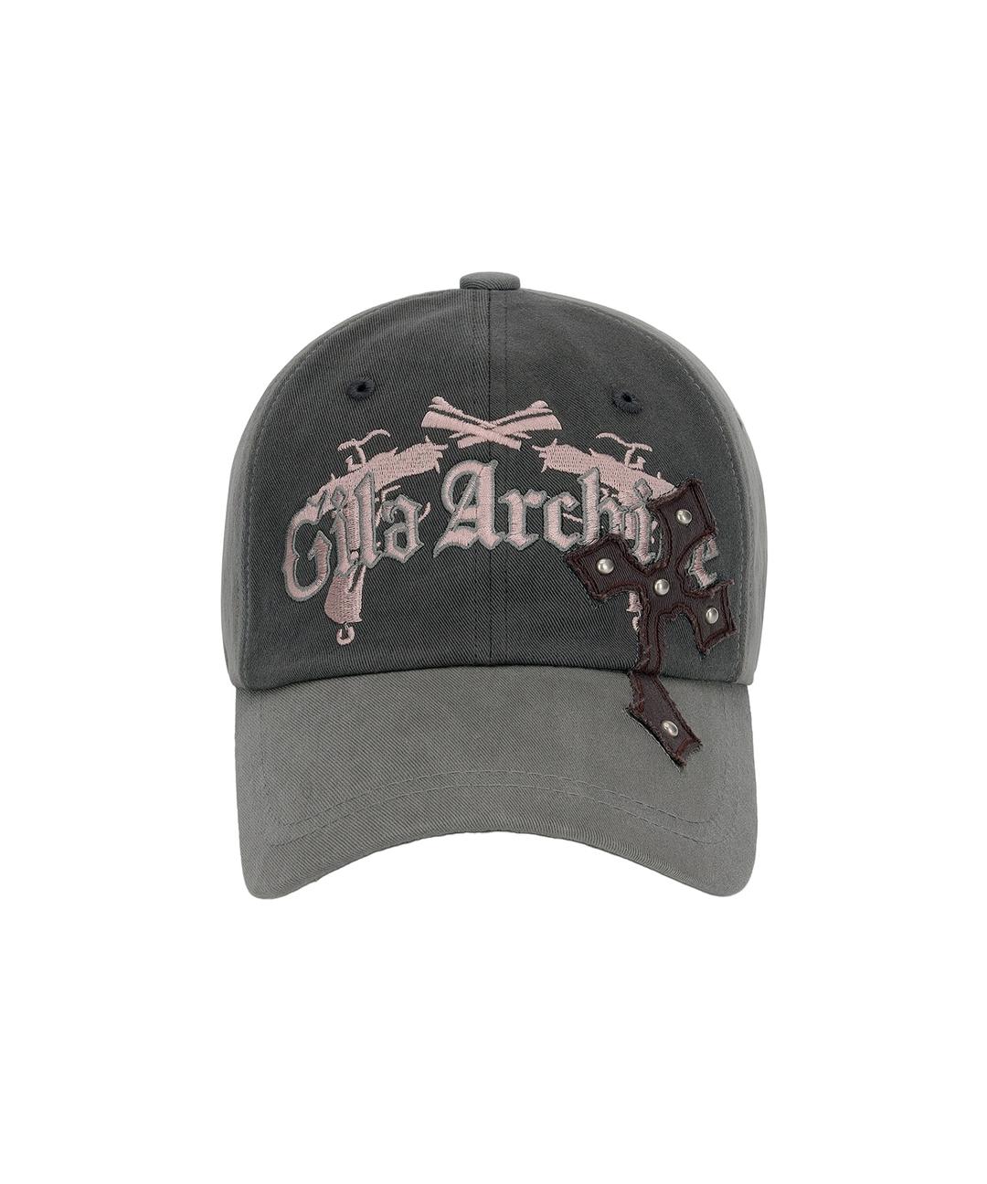[04월18일 예약배송]CROSS PATCHED PISTOL BALLCAP_GY