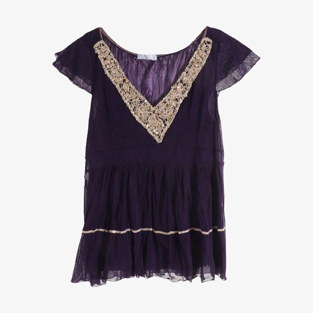 FREE'S 폴리 블라우스 M