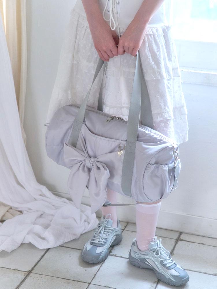[Sample Sale] Shiny duffle bag_grey