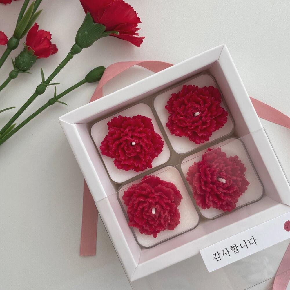 카네이션 티라이트 캔들 용돈박스 어버이날 스승의날 감사선물  가정의달