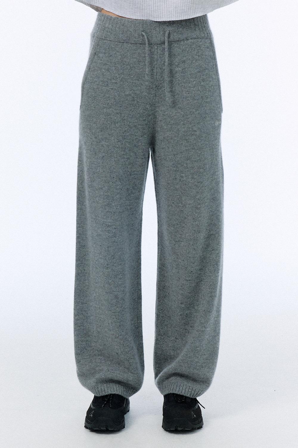 [24FW clove] Knit Pants (Grey)