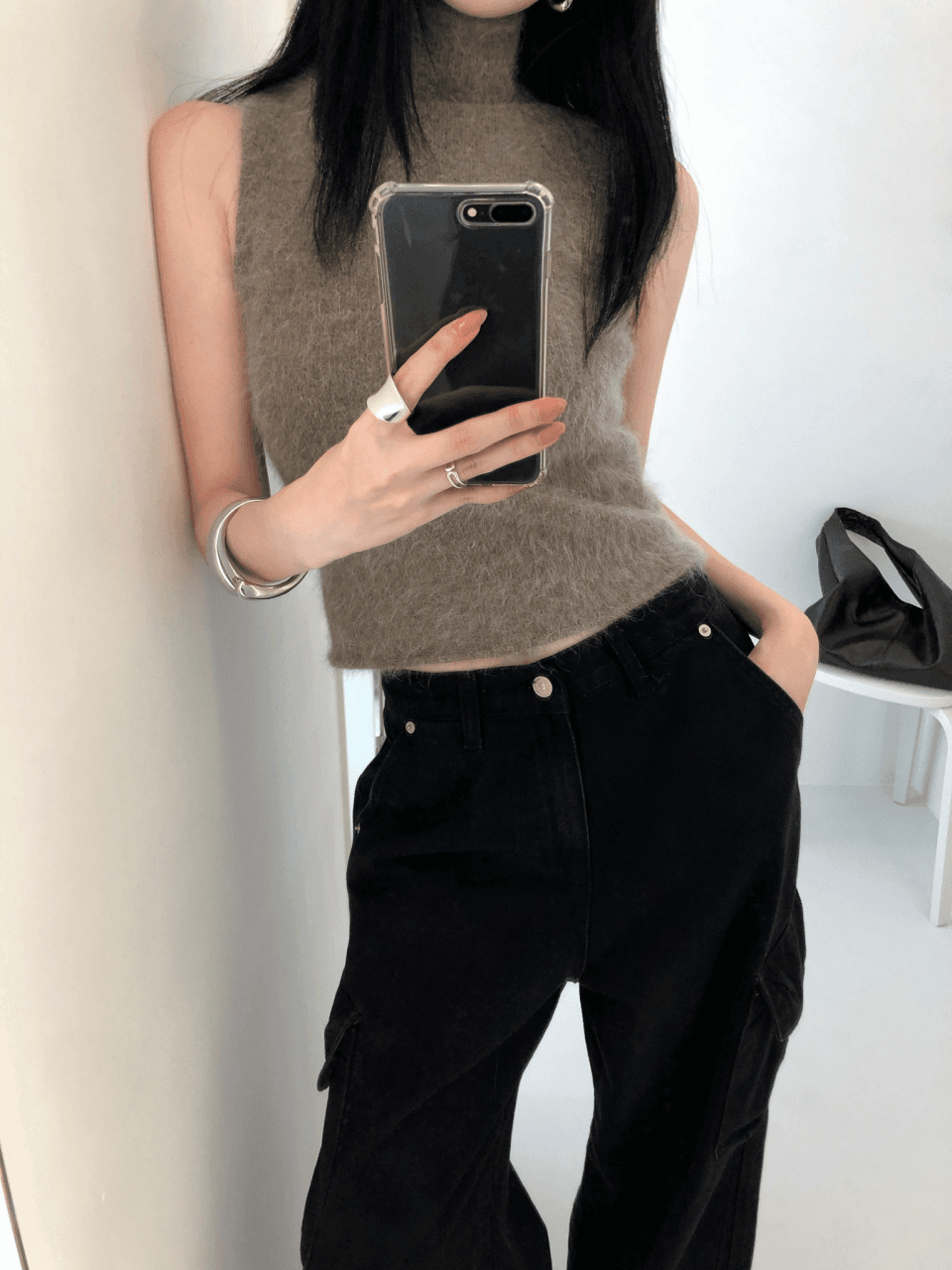 Pori Angora Halter Knit (2colors)