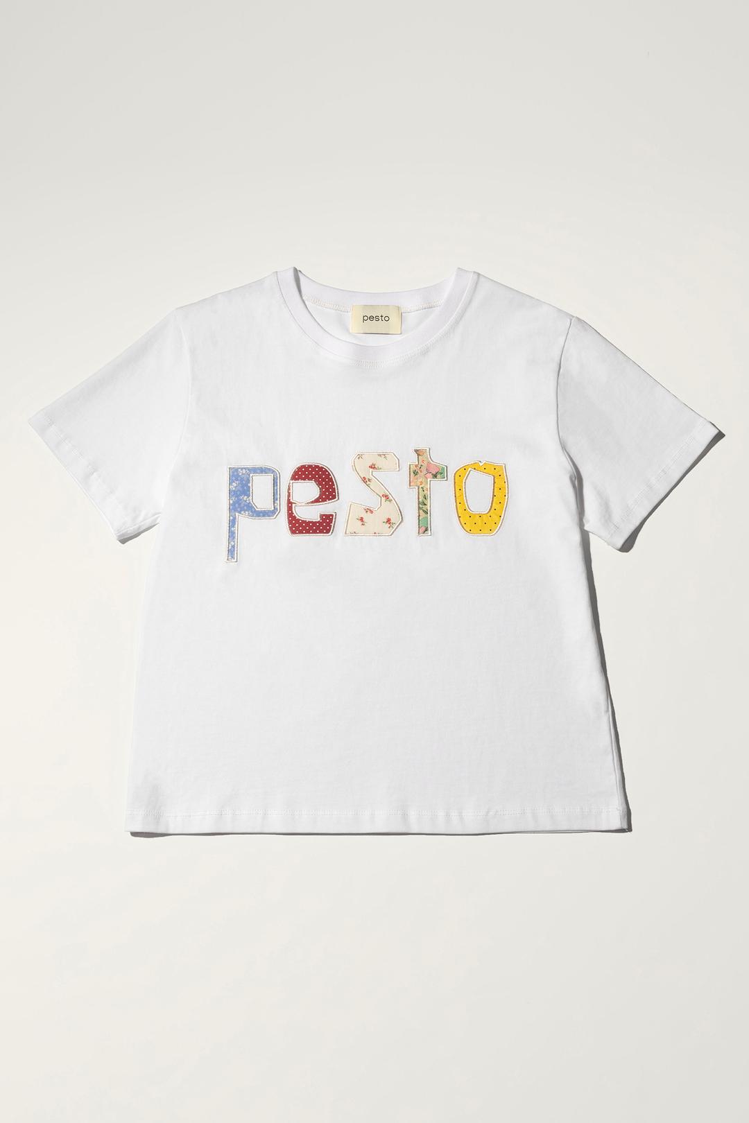 PESTO PATCHWORK T-SHIRT WHITE