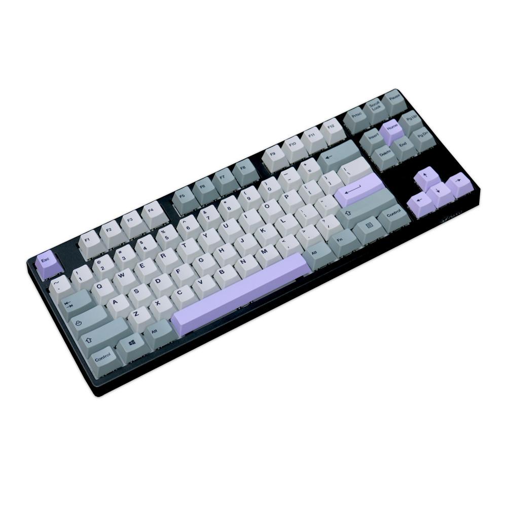체리 Muted PBT 키캡 퍼플 보라 포인트 염료승화 바밀로 한성 키보드