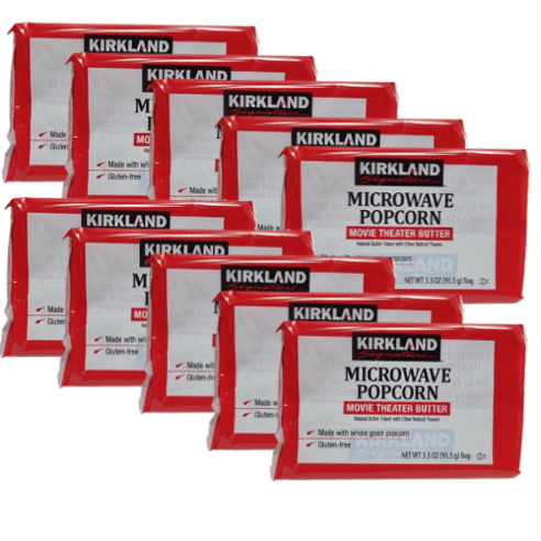 커클랜드 시그니춰 전자렌지팝콘 93g /안주 코스트코, 93.5g, 10개 - 팝콘 | 쿠팡