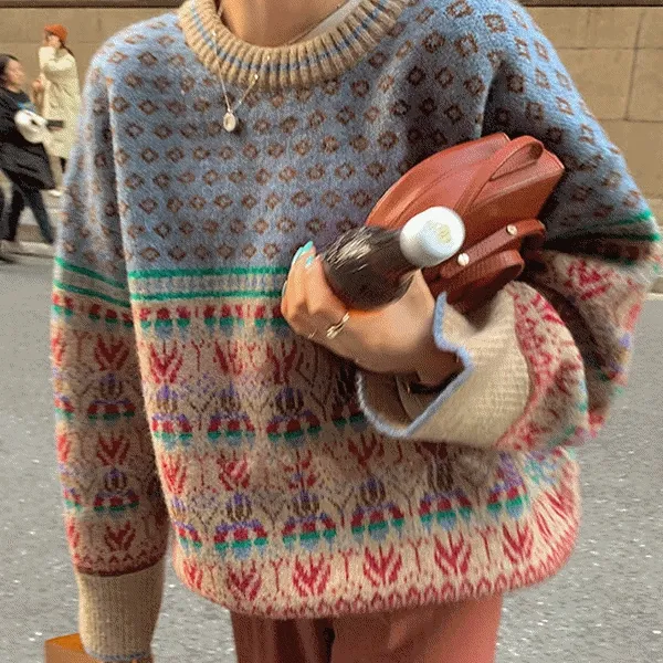 [가을니트]코라 빈티지 니트