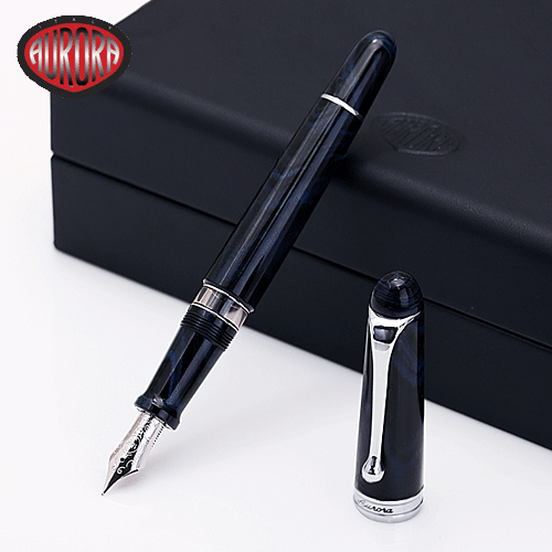 오로라 만년필 88 에보나이트 블루 888-CEB 한정판