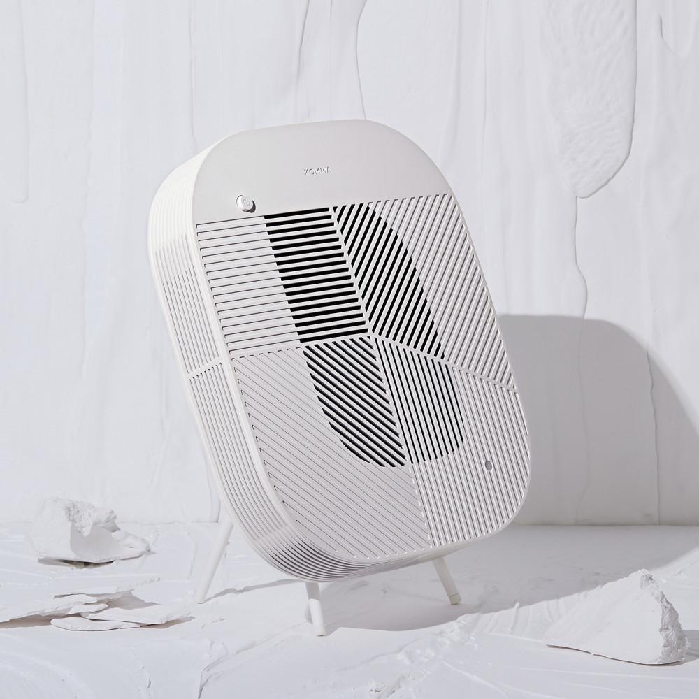 콤마 벽걸이 겸용 공기청정기 로브 크림화이트 안방 아이방 소거실전용 LOV01-2106
