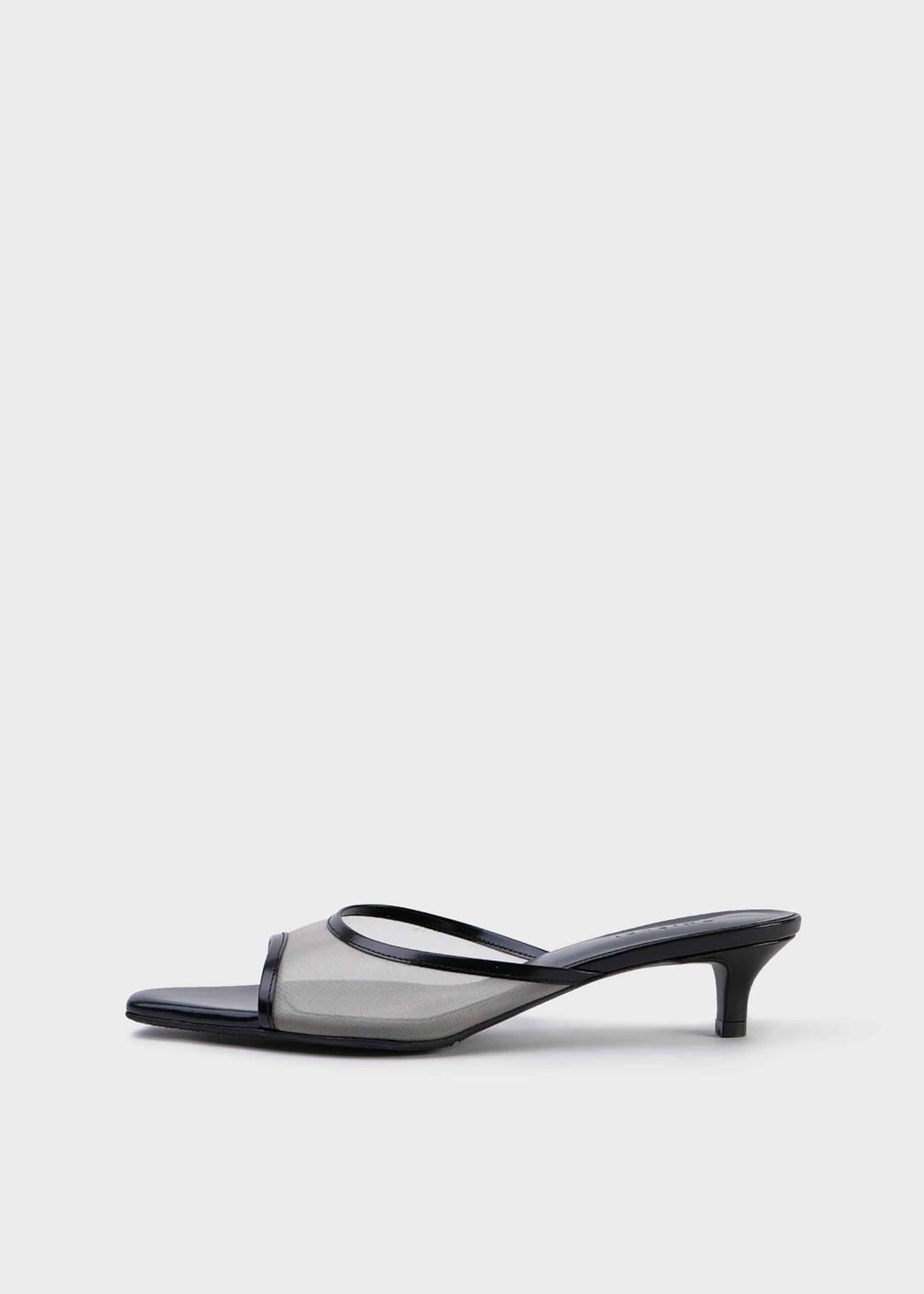 [ONE SIZE] SHEER MARGOT MULE [C5S04BK]