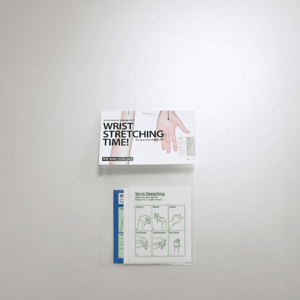 Wrist stretching sticker Pack