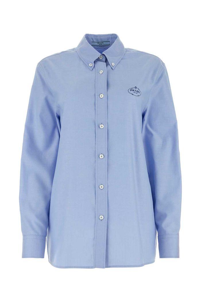 Powder blue Oxford shirt P462GRS2311126 F0076