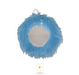 blue hairy fairy mirror