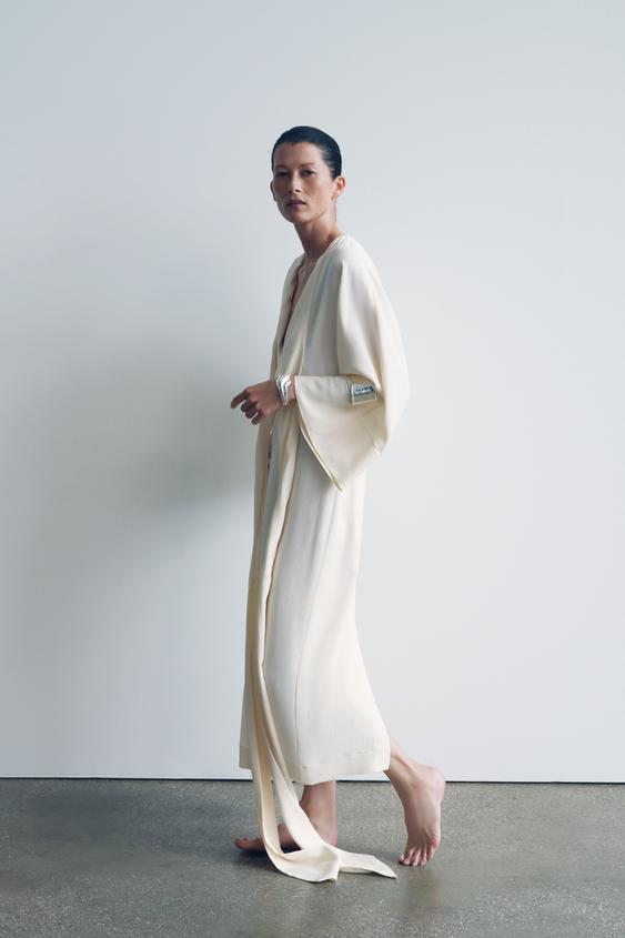 리본 미디 원피스 ZW COLLECTION