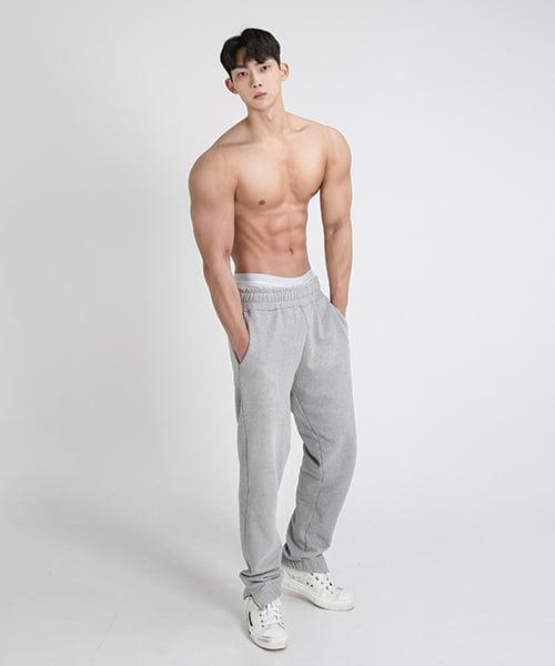 헤비웨이트 스트레이트 팬츠 (포그그레이)