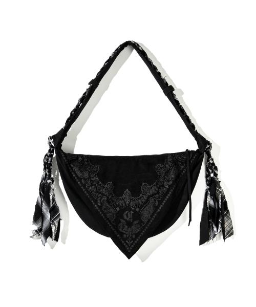 러스틱 스트랩 반다나 호보백_BK