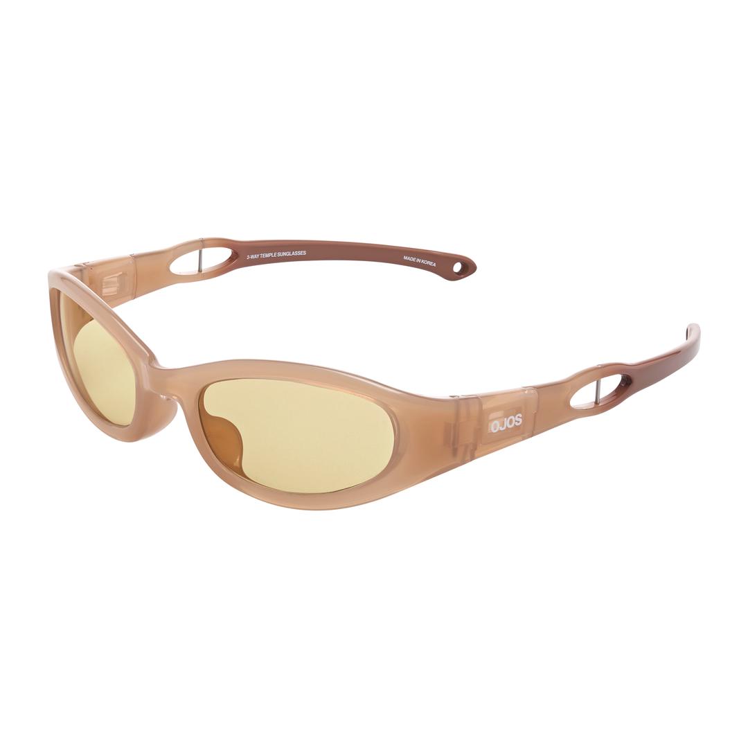 OJOS X PROGRESS 2- way Temple Sunglasses / Apricot