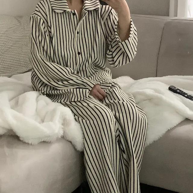 [자체제작][3size] dover pajamas set 커플수면잠옷 키작녀잠옷