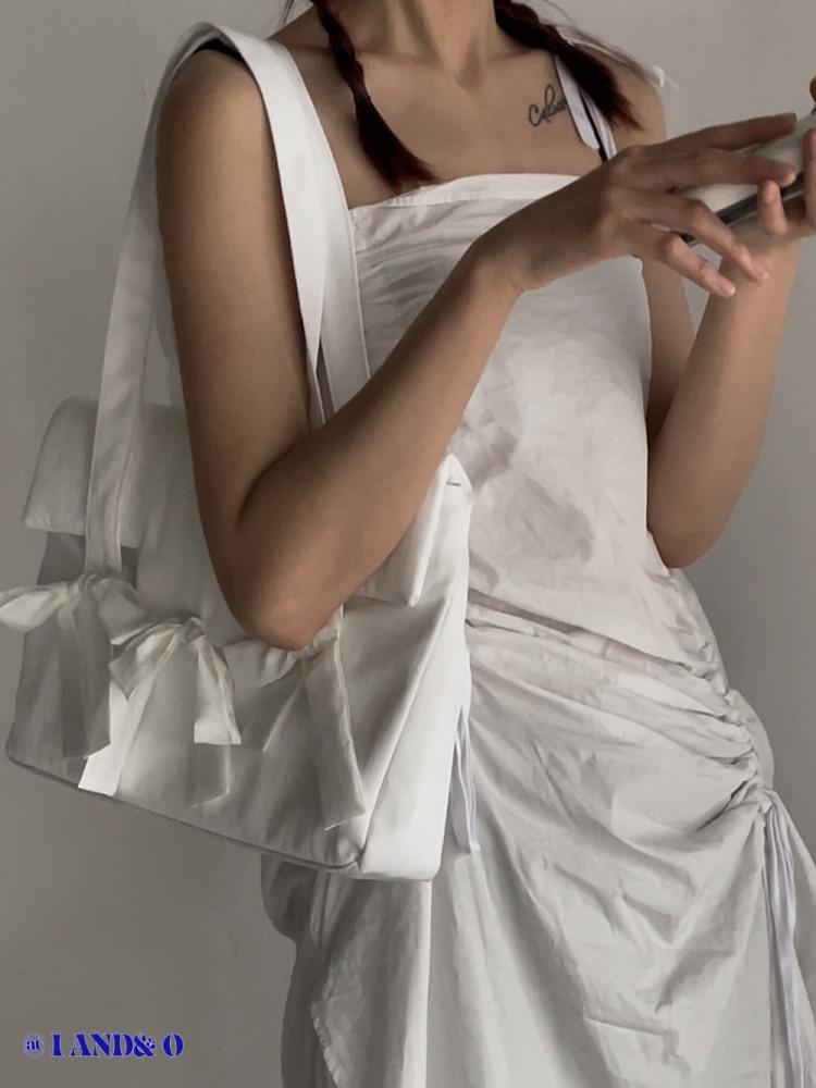 키치 리본타이 노트북 손잡이 가방 14인치 맥북 파우치백 그램가방 15인치