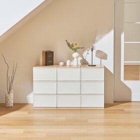 쌓아서 조합하는 래폴드 서랍장 400(L)_3단