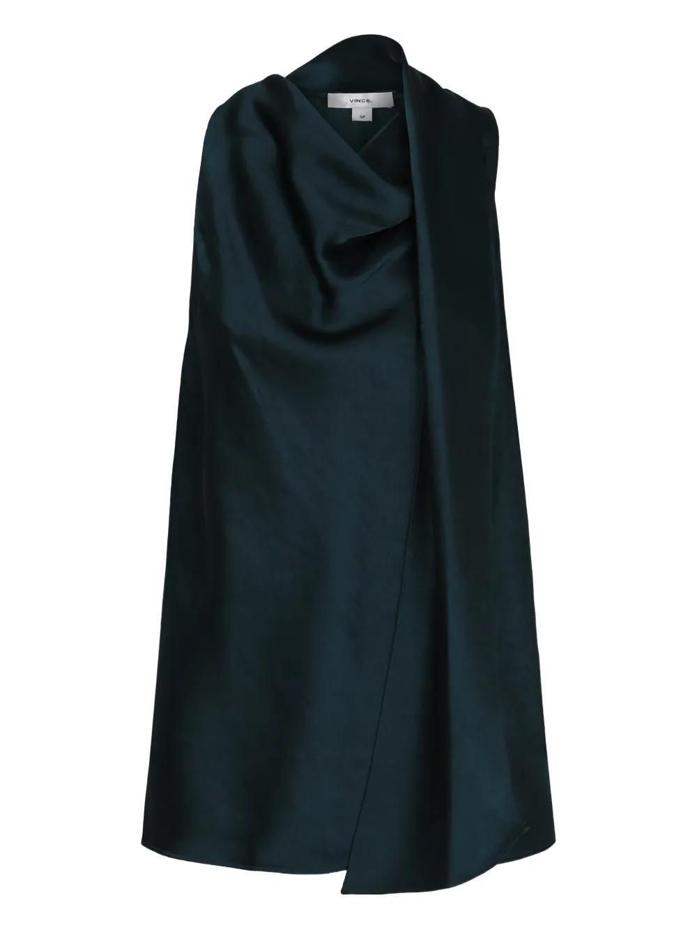 Vince 새틴 마감 탑 | 블루 | FARFETCH KR