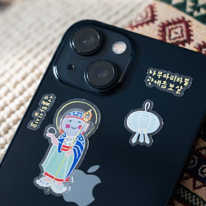 불교문화 리무버블 스티커
