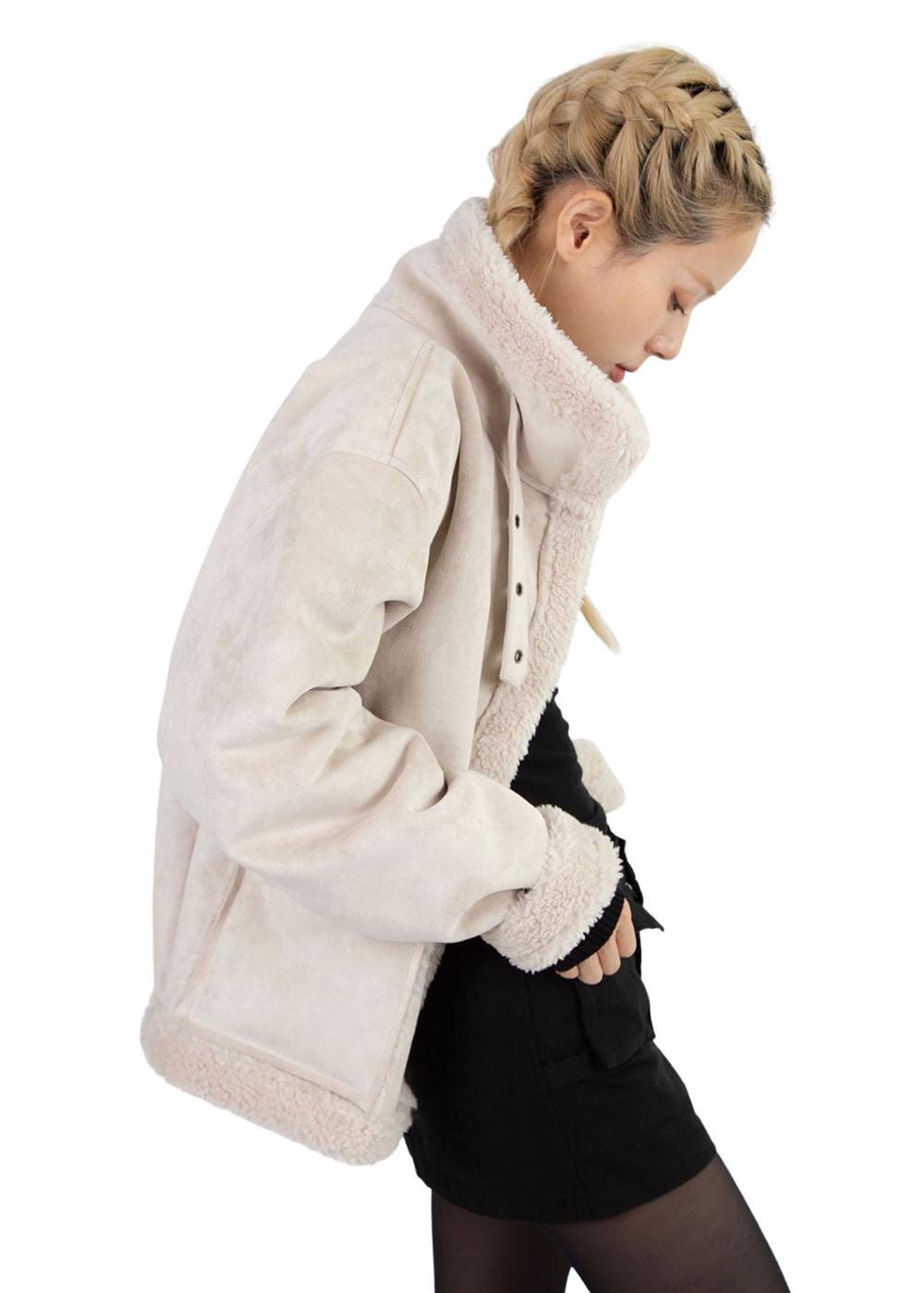 SUEDE SHEARING JACKET