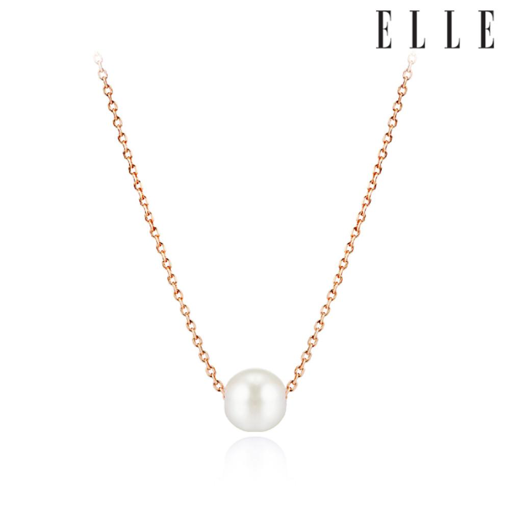 [엘르] 8mm 베이직 진주 목걸이 ELBRNN198