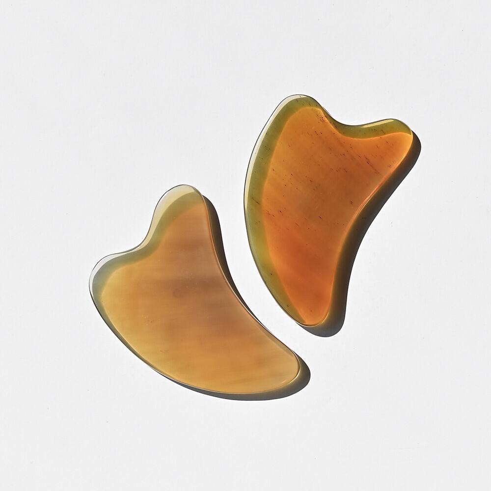 벨로즈 물소뿔 백각 괄사 마사지 도구