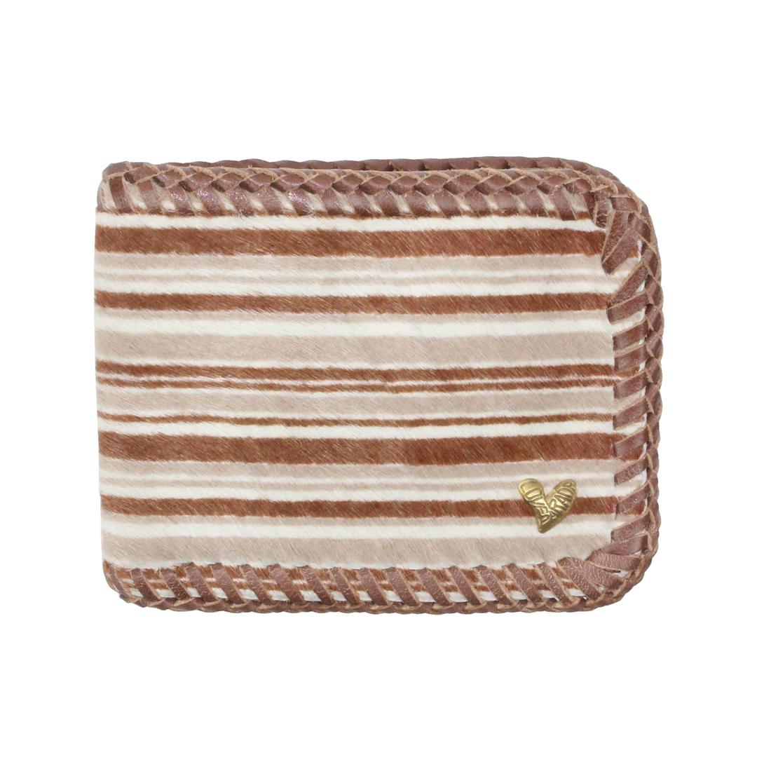 BIFOLD WALLET - Brown stripe