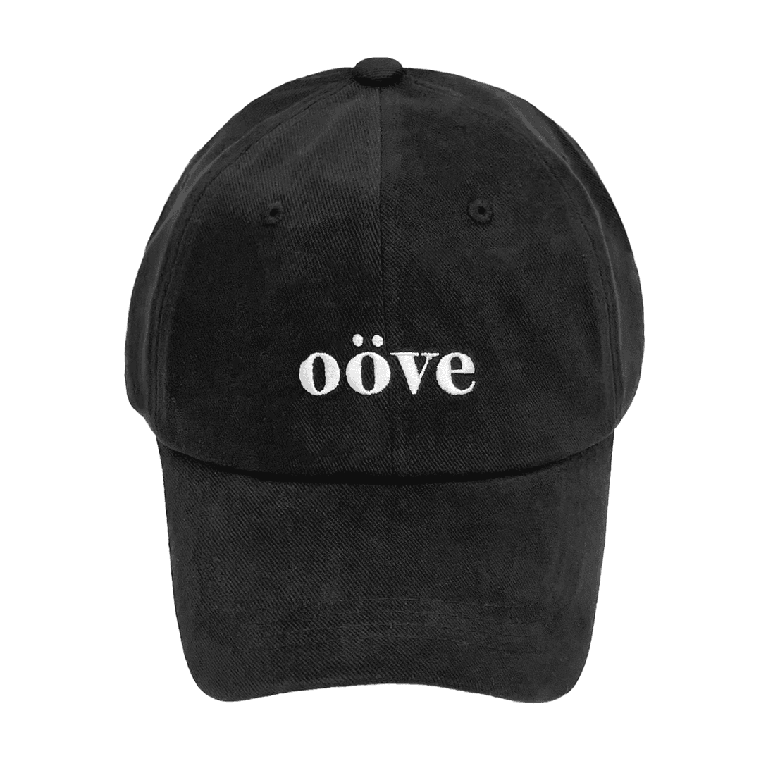 [*예약배송] oove logo cap 2 (soft black)