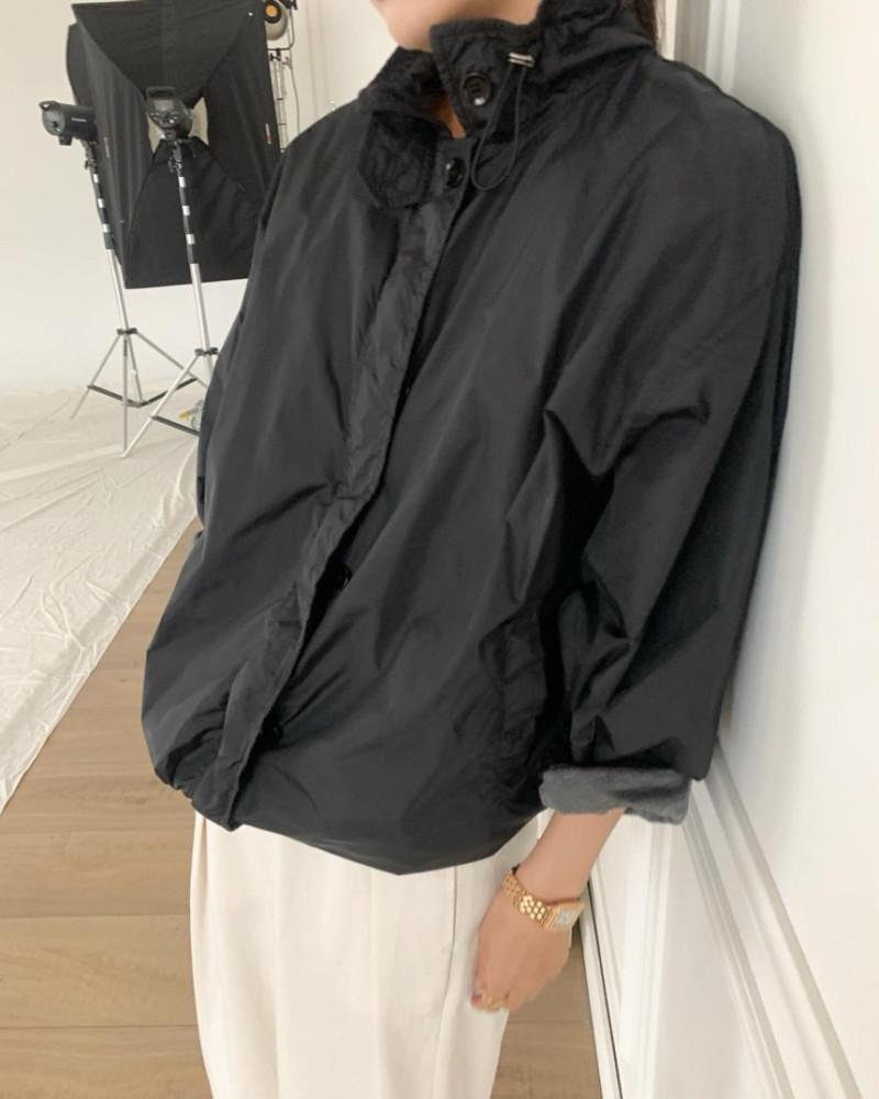 BR 아워 점퍼 하이넥 긴팔 스트링 바람막이 jp