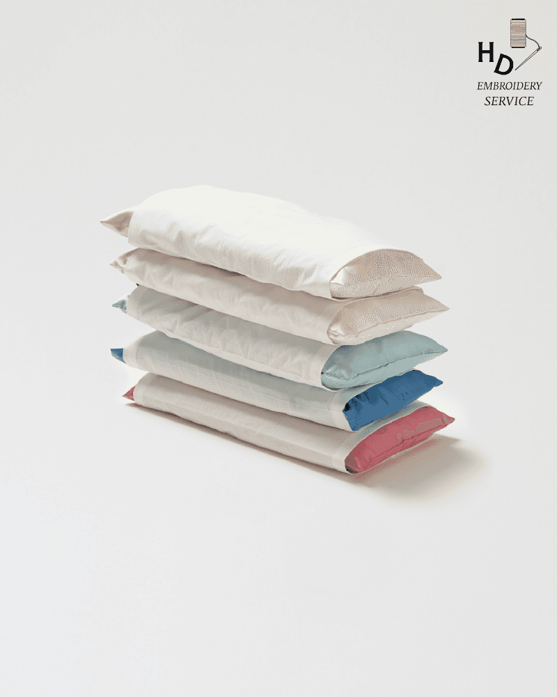 [무료자수]양단 아기 메밀 베개 5색