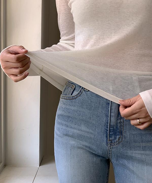 오브뮤트 [3만장돌파/4계절♥/당일발송/wool30%] 뮤트 레이어드 텐셀 티셔츠