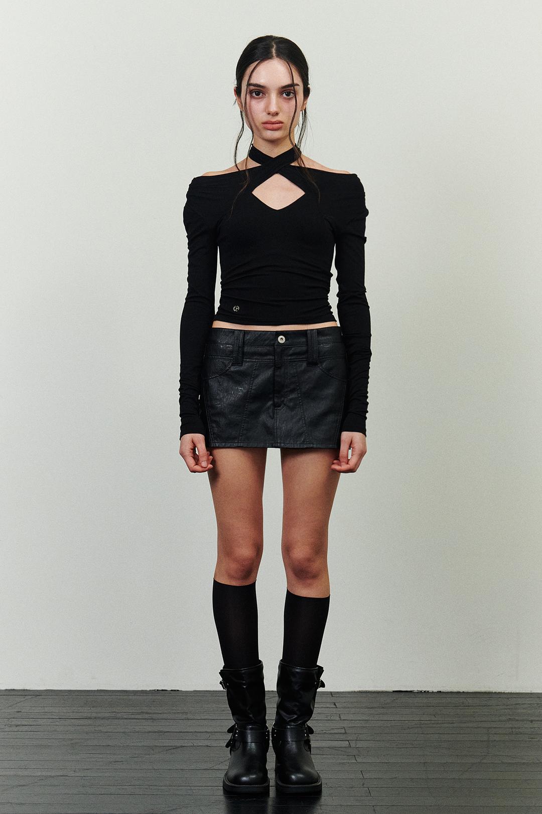CIELO MINI SKIRT black