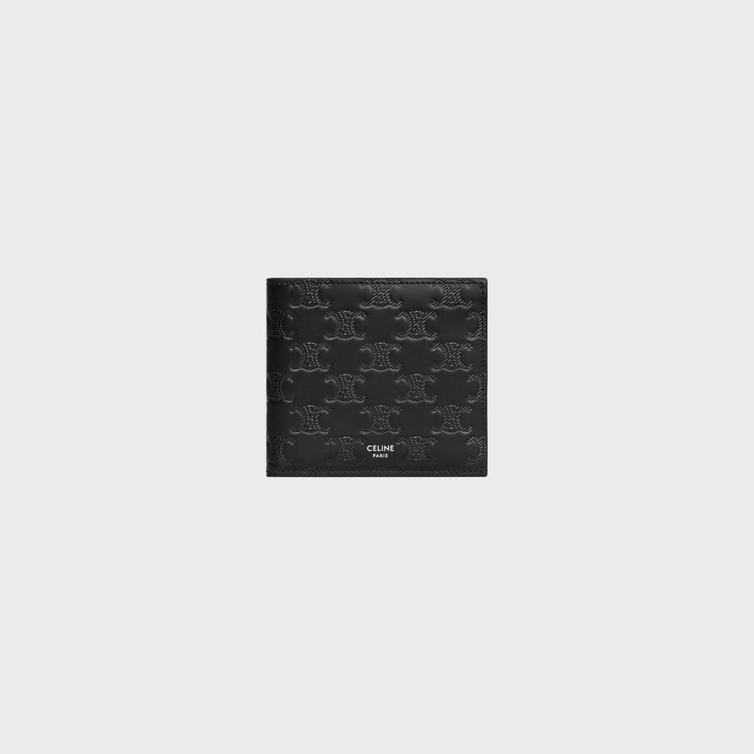 2단 카드 지갑 - 트리옹프 엠보싱 카프스킨