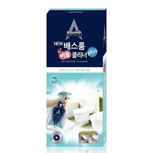 아스토니쉬 NEW 배스룸 버블 클리너 plus, 750ml, 1개 - 청소용세제류 | 쿠팡