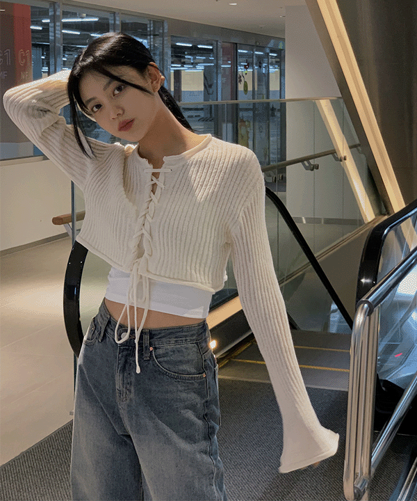 로비 아일렛 나팔 니트