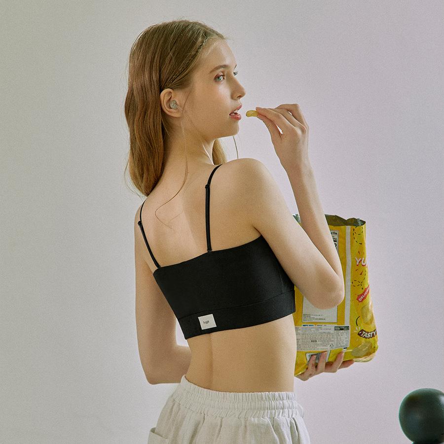 백로고 브라탑 - 블랙