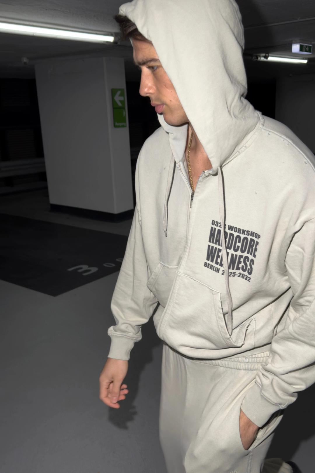 NEW 하드코어 웰니스 집업 FADED GREY