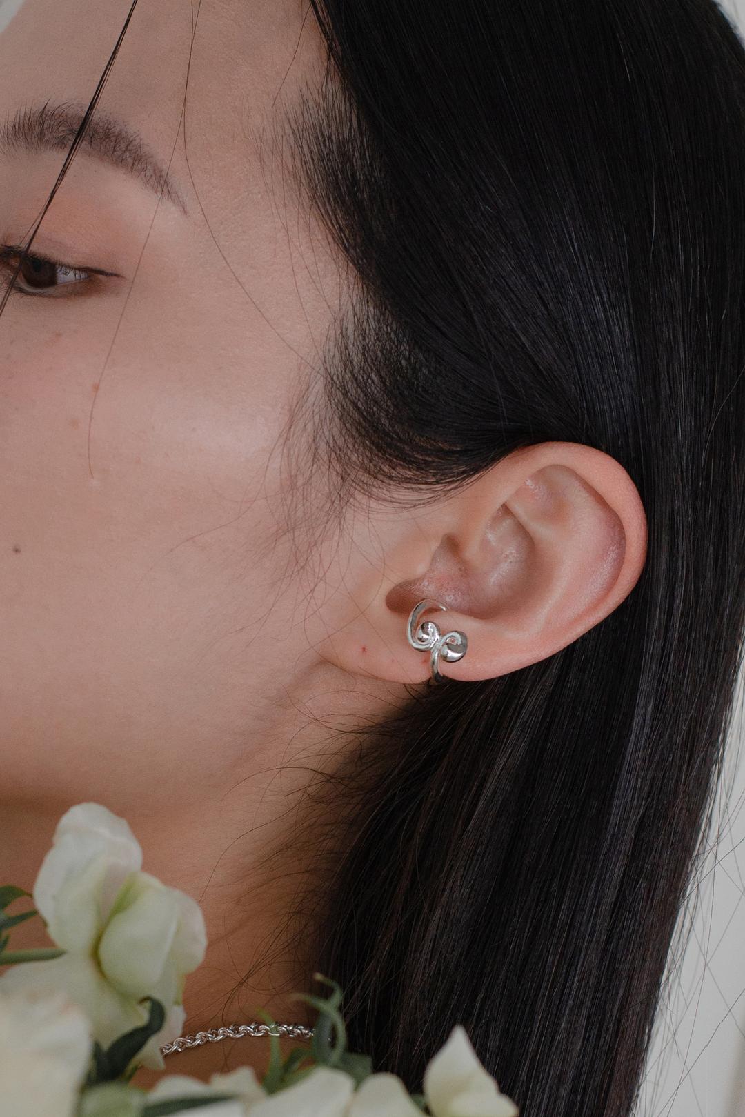 Cobra ear-cuffs / Silver