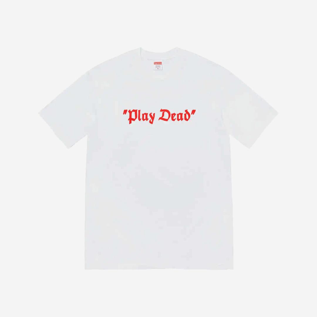 Supreme Play Dead T-Shirt White - 22FW